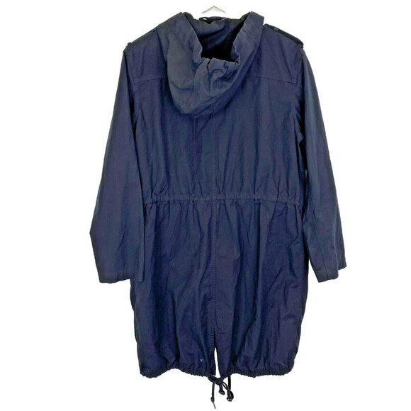 Marc by Marc Jacobs Jacket Anorak Womens Size Medium Black Utility Coat - Picture 5 of 9